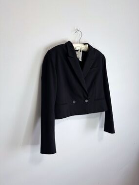 Artizia Babaton Cropped Black Blazer L